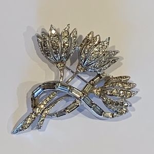 Vintage Jewelry  Flower Kramer Spray Brooch